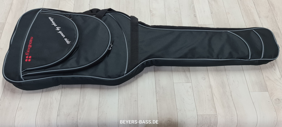 Sandberg California II TT4 Fretless, Open Pore Black, Linkshänder